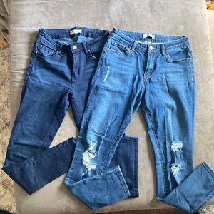 2 for $15 denim skinny jeans by Hammer Jeans LA size 5